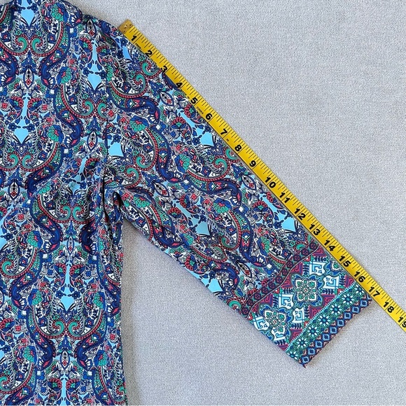 Coolibar printed tunic dress. Small. Multicolor. UPF 50+ - Picture 9 of 9